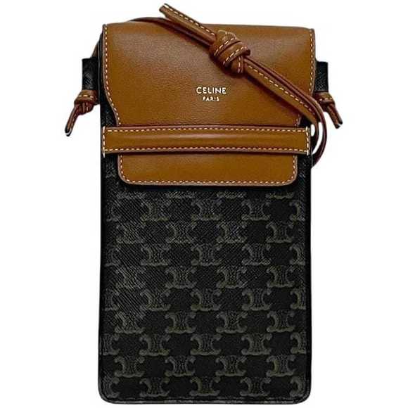CELINE Black Leather 2C Shoulder Bag - Picture 1 of 11